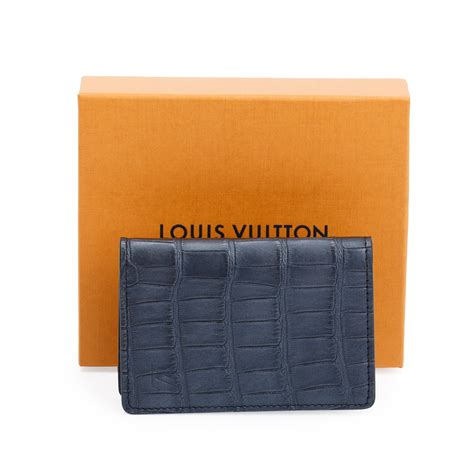 louis vuitton alligator wallet|Pocket Organizer Crocodilien Mat .